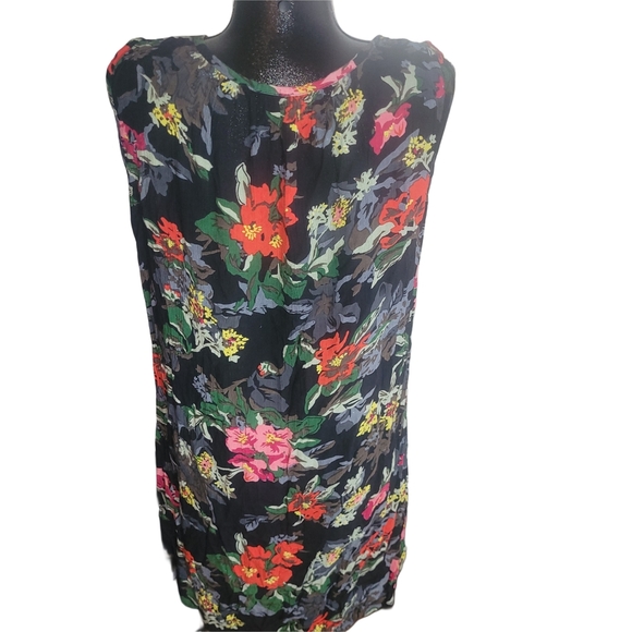 La Classe Couture Floral Sleeveless Dress L - Picture 6 of 7